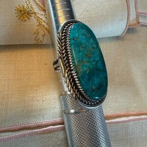 Native Turquoise Silver Ring